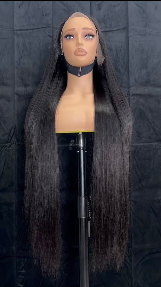 200% Density Straight Frontal Wig